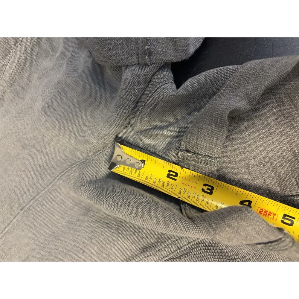 NWT C&C California Linen Blend Shorts Gray Rope Tie High Waisted Casual Size S - Picture 12 of 14